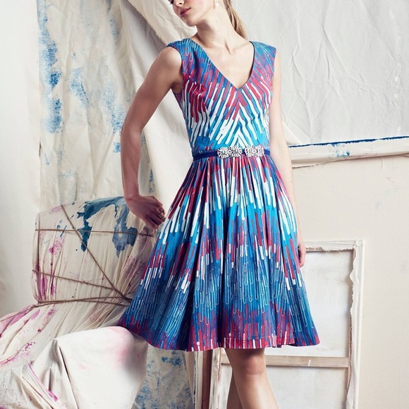ANTHROPOLOGIE Plenty by Tracy Reese Gallery Row Dress Size 0 - Picture 1 of 10